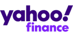 Yahoo Finance color logo on white background
